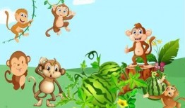 小猴吃瓜幼儿故事视频,趣味盎然的幼儿成长故事
